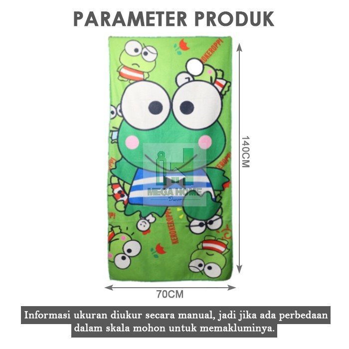 Handuk Mandi Anak Karakter / Handuk Anak / Handuk Microfiber ukuran 70 x 140cm