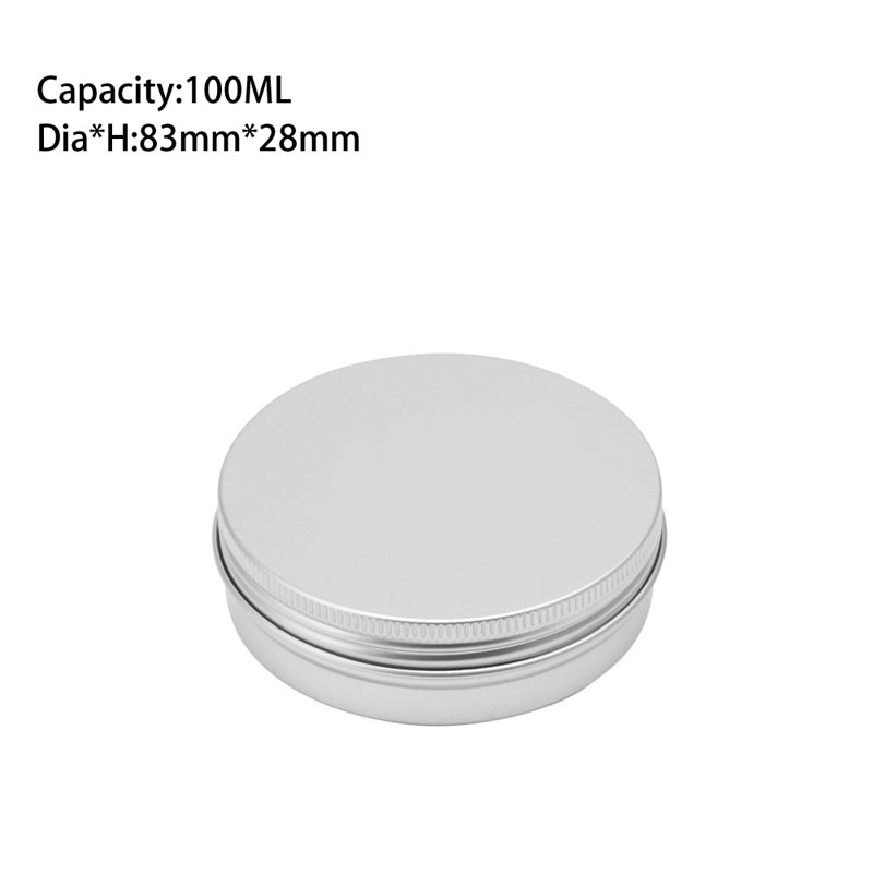 Zzz 10-200ML Pot Kosmetik Aluminium Tahan Lama Lip Balm Jar Wadah Lilin Minyak Kosong Baru