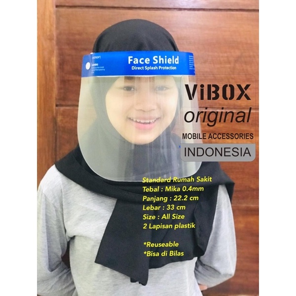 PROMO FACESHIELD ORIGINAL IMPORT BAHAN BAGUS