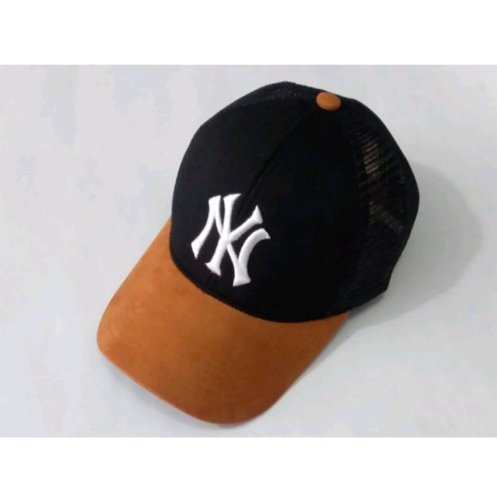 Topi BaseBall Distro NY/New York JARING Pria dan Wanita Masa Kini Trendy