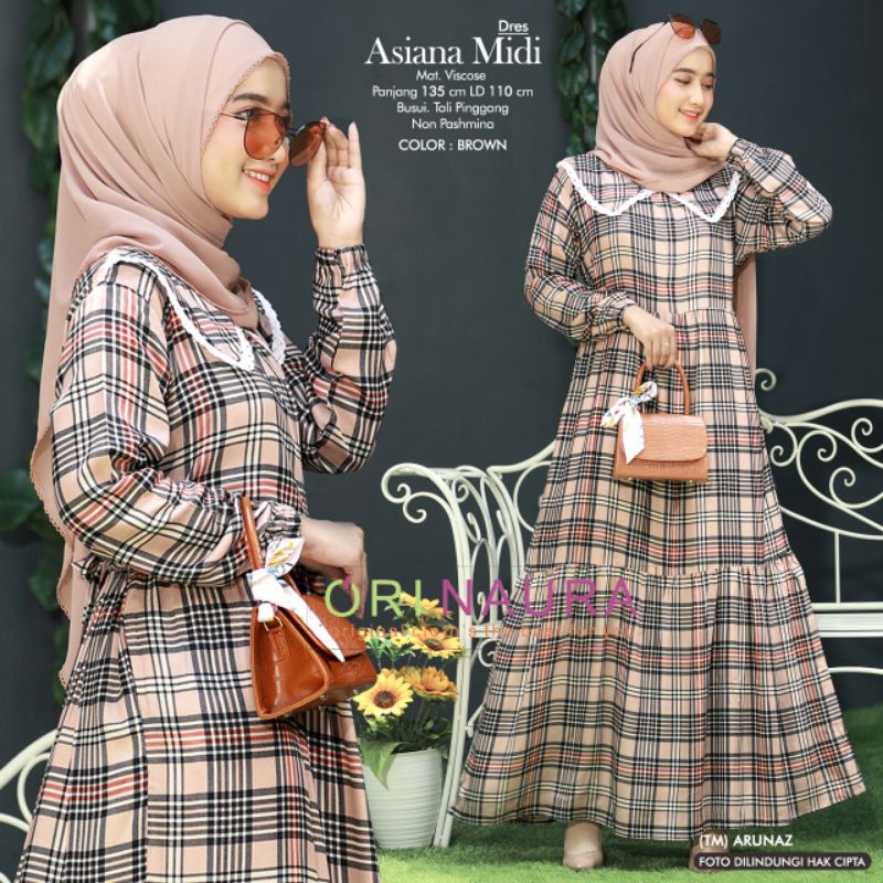 Asiana Midi Dress Ori Naura