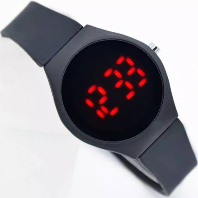 Jam Tangan Pria/ Wanita Ice LED digital Strap Rubber