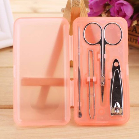 LDS MANICURE SET 4PCS MANICURE PEDICURE SET GUNTING KUKU SET