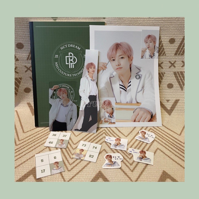 

RENJUN NCT DREAM Back To School Kit B2S clear bookmark sticker