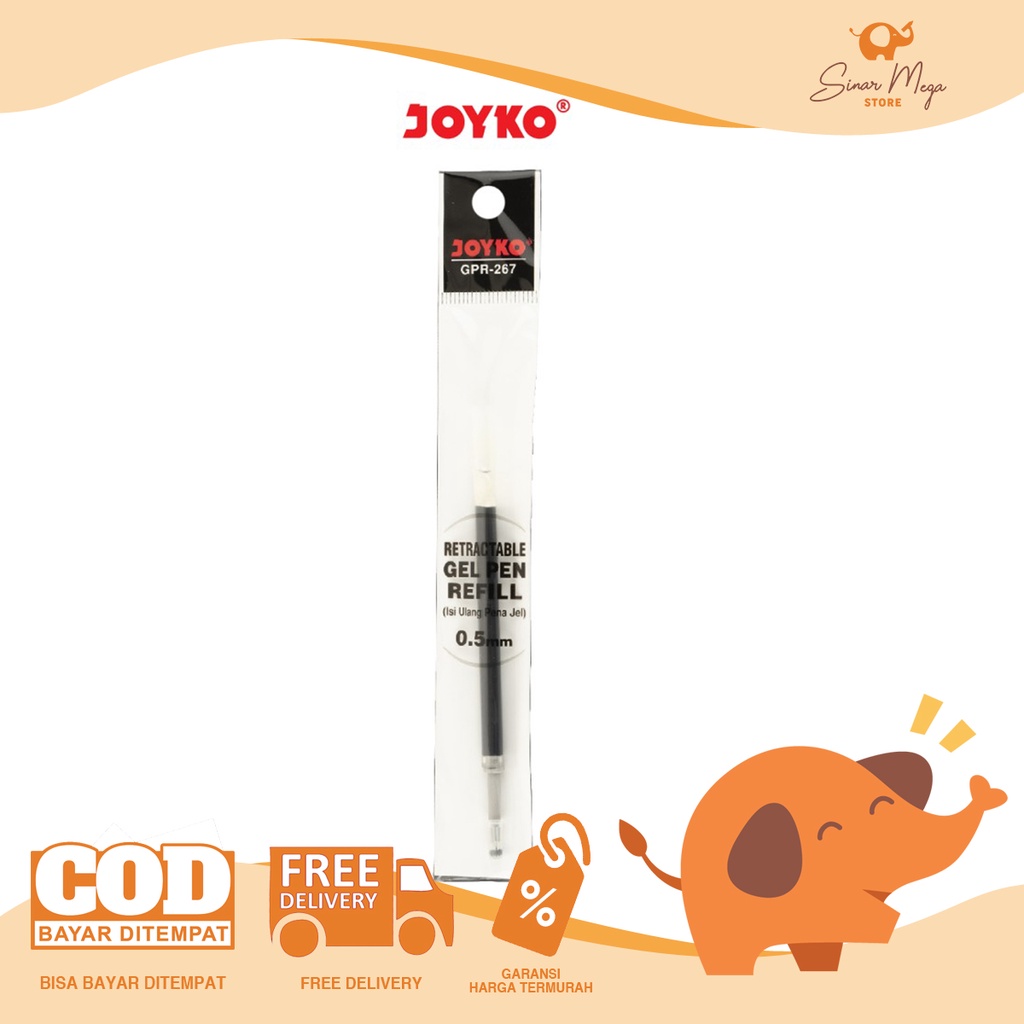 

Joyko Refill Isi Ulang Gel Pen GPR-267 Black