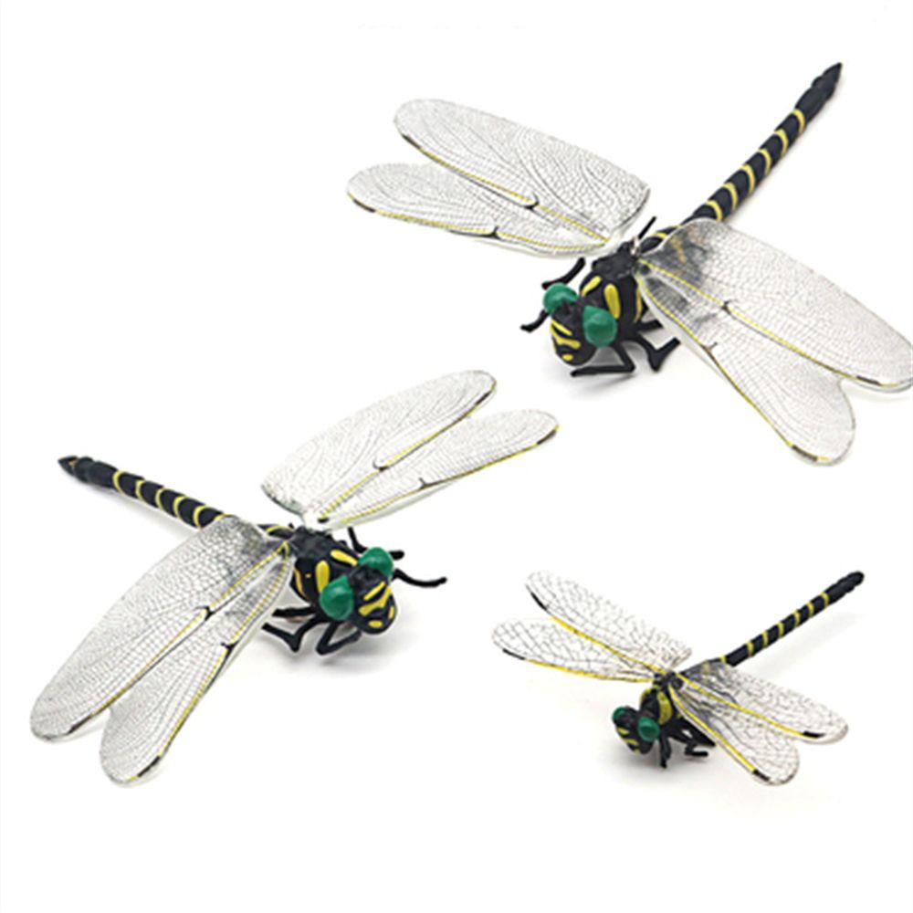 Agustina Model Capung Mainan Edukasi Anak Hadiah Model Hewan Mainan Sains 12cm Dragonfly Action Figure