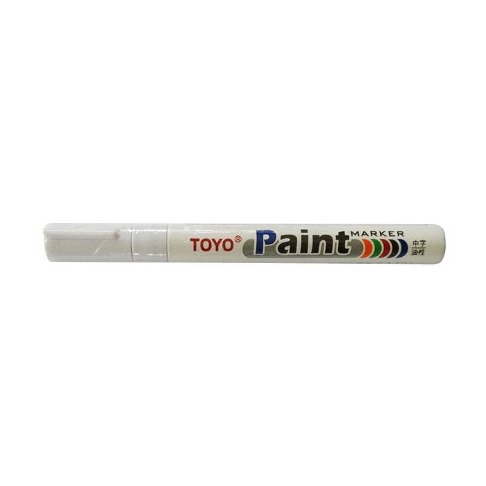 Cuci Gudang Spidol Ban TOYO Putih White Paint Marker Toyo High Quality