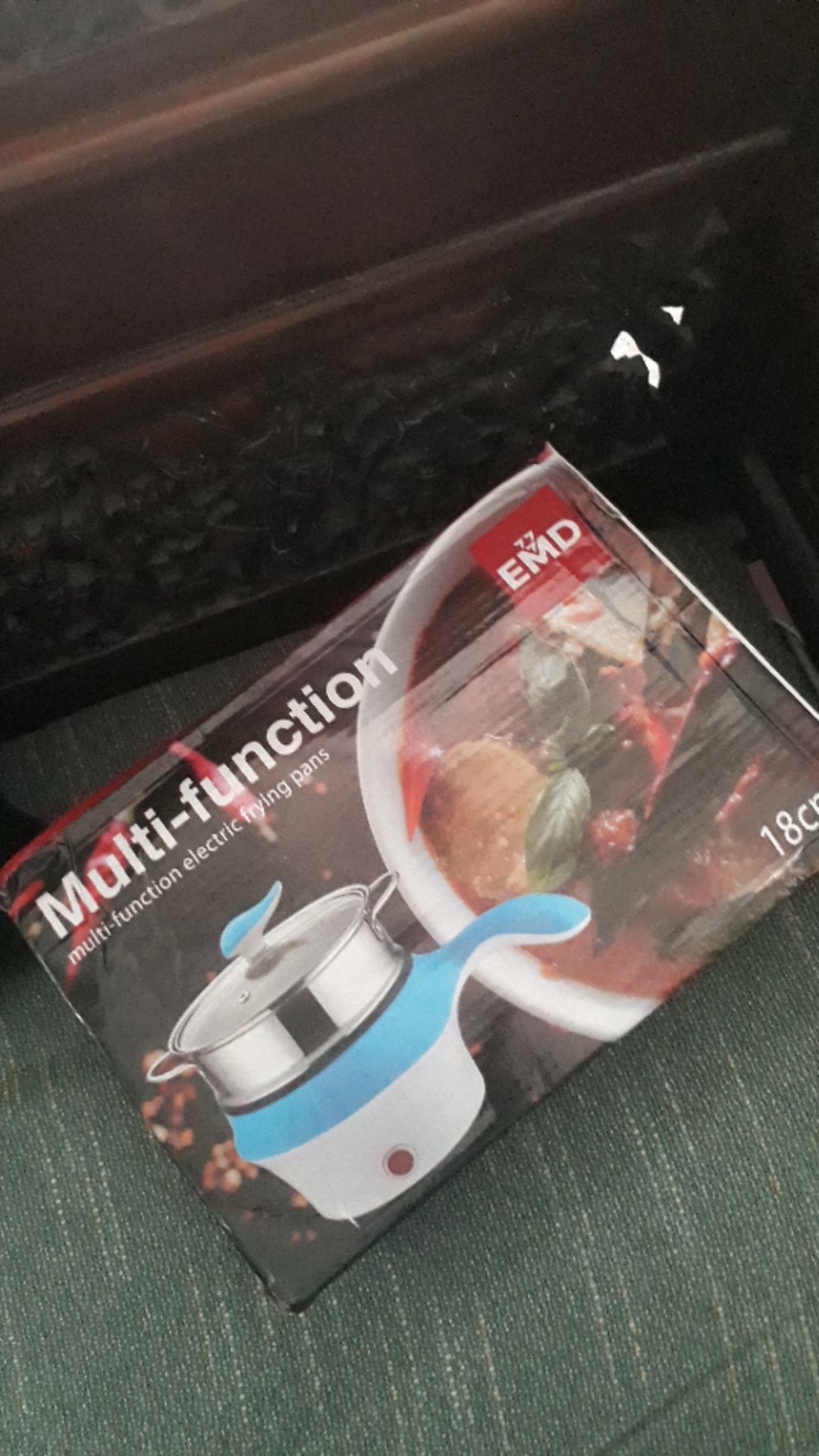Panci Elektrik 18cm 1.5l Serbaguna Portable Kukus Pan Listrik Murah