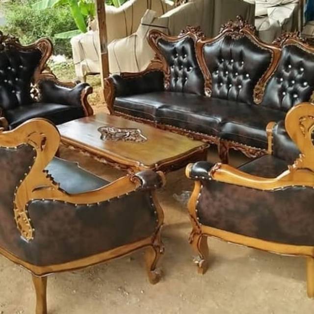 Kursi Sofa Tamu Garuda Kayu Jati Solid Jepara Ikea Like Quality