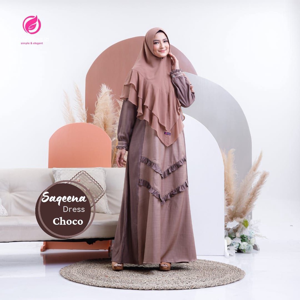 Saqeena Dress Mom by Faniahijab.id