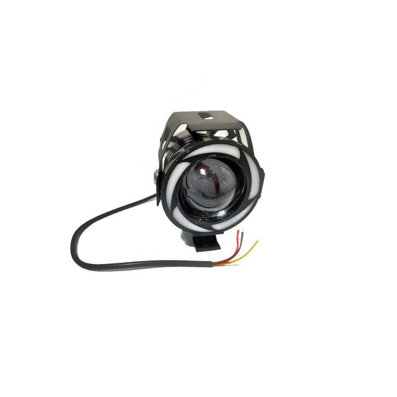 Lampu LED Tembak Sorot U7 5 Ring Transformer Cree AE DE Angel Eye Motor Mobil CR 5 Color 3 Mode Flash Sorot