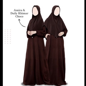 NEW DAILY & DAILY WAVE KHIMAR Atelier Angelina Original TERBARU Maret-April 2022-DK HP Choco L