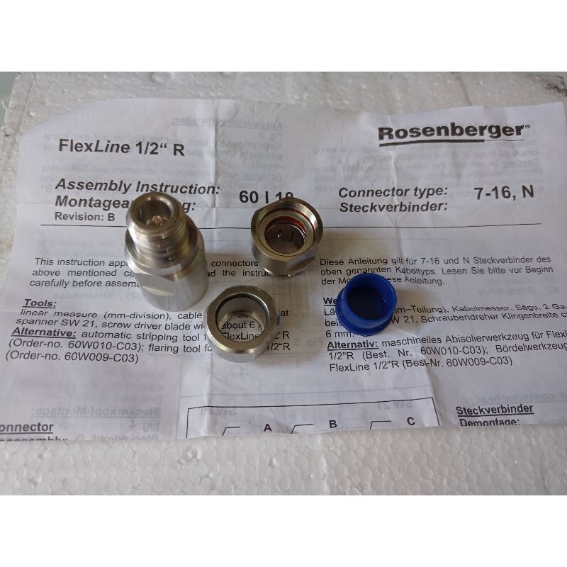 Connektor 5/8 N female FlexLine 1/2'' Rosennerger Leoni