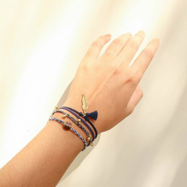 Bluish set (gelang set/ gelang etnik)