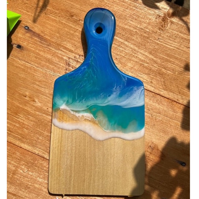 RESIN GEODE RESIN ART lukisan dinding aestethic  READY STOCk