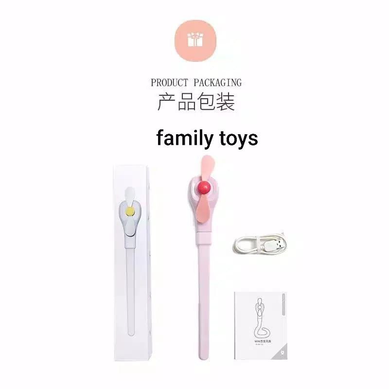 family games Kipas lilit mini variable fan recharger charger portable travel