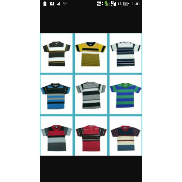 baju anak murah kaos anak murah kaos salur lusinan grosir