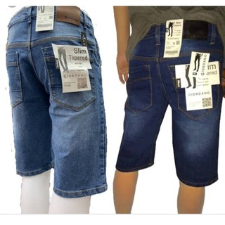  celana  jeans  denim garmen pendek pria  wiscer cucian model  