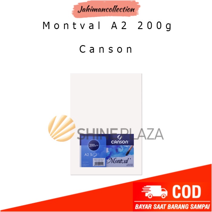 

✨ BISA COD ✨ Canson Montval A2 200 Gsm - Kertas Canson A2 - Kertas Gambar Canson