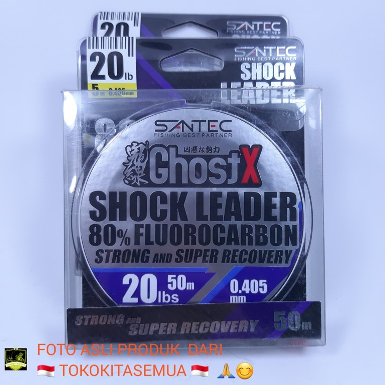 Senar Pancing LEADER FC FLUORO CARBON 20 LB spek ID0337