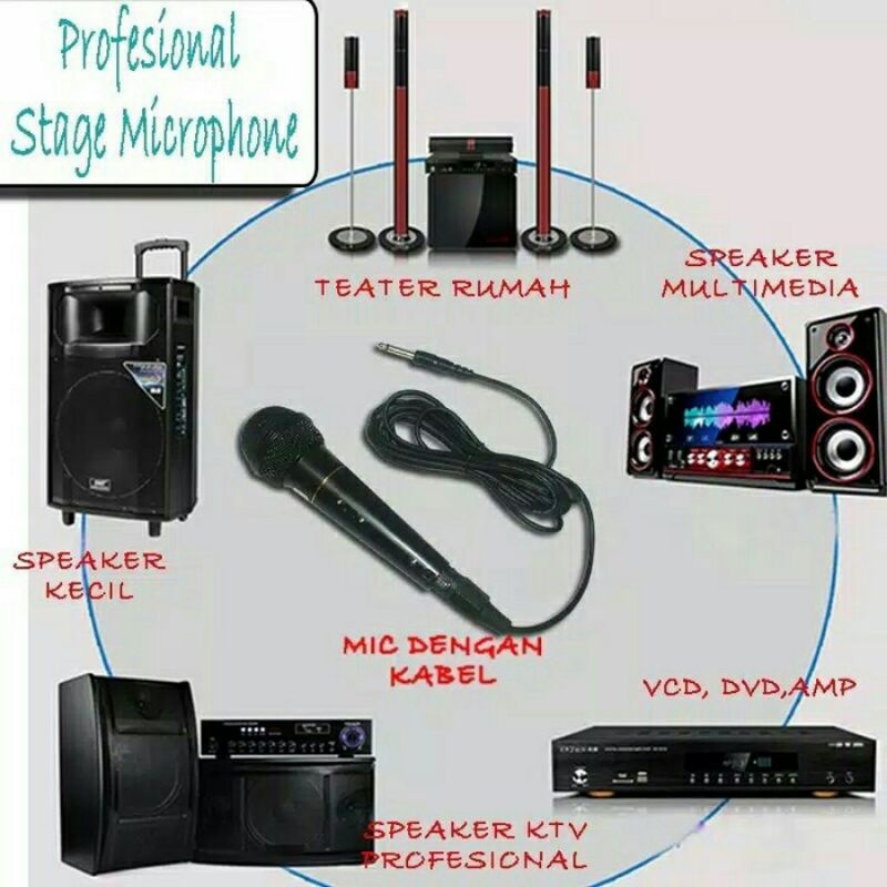 COD-termurah microphon kabel sambungan/mic aux kecil/besar