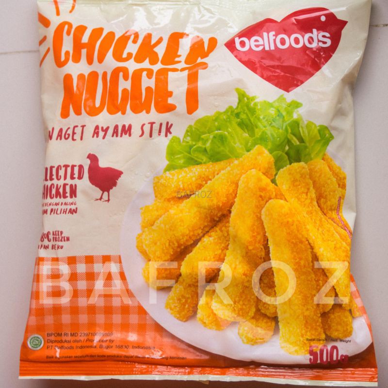 

Belfoods Favorit Chicken Nugget Stick 500gr