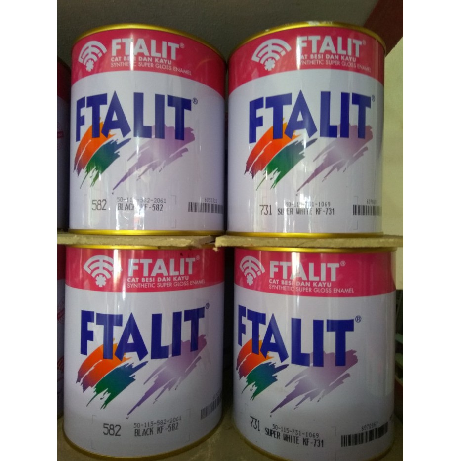 

CAT FTALIT KANSAI PAINT F TALIT CAT SYNTHETIC MINYAK BESI KAYU SUPER GLOSS KILAP 1 KG WARNA LENGKAP