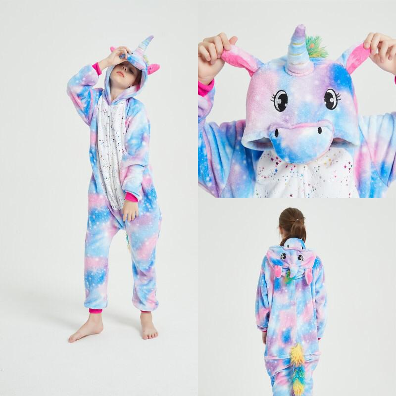 BAJU ONESIE KOSTUM UNICORN STAR BINTANG NEW KUDA PONY KIGURUMI PIYAMA ANAK PEREMPUAN IMPOR