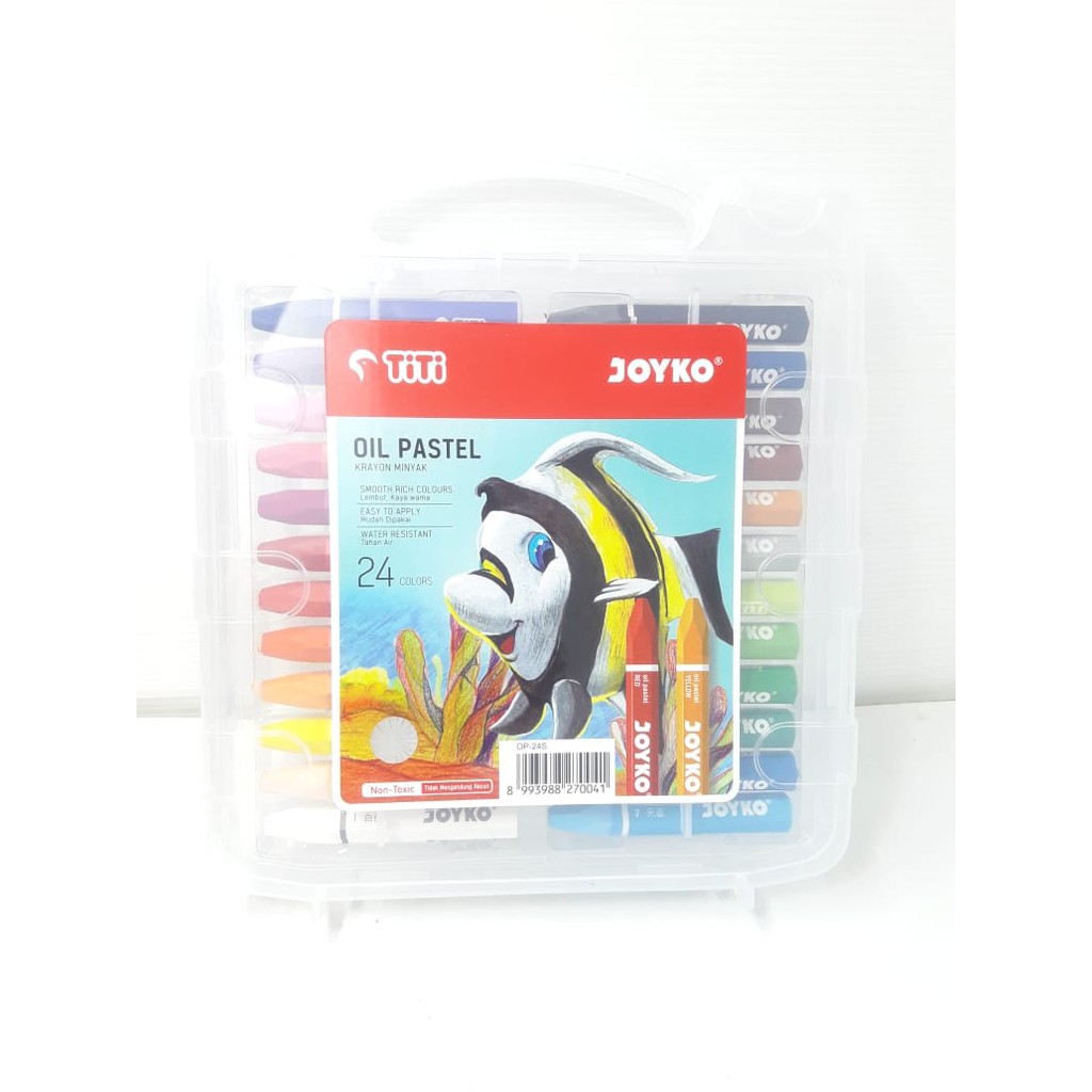 

Krayon Titi Joyko Oil Pastel 24 Warna