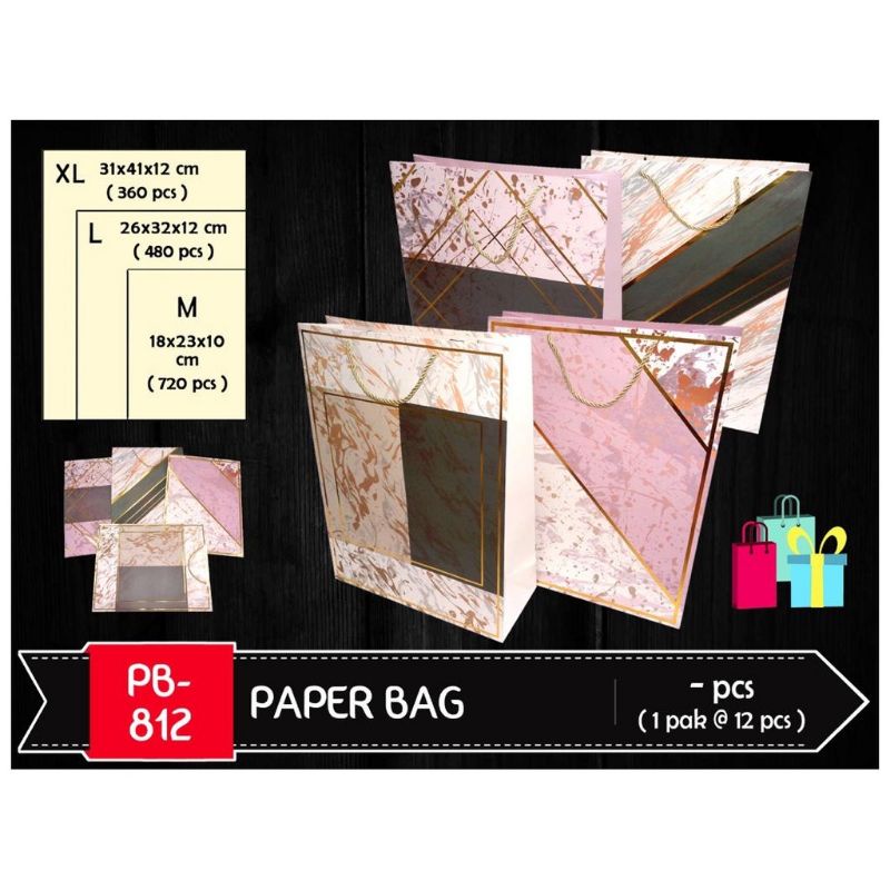 

paperbag large motif marmer