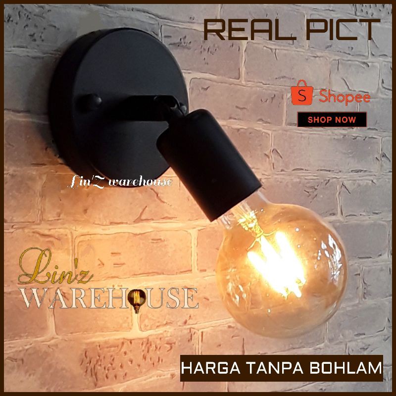 Lampu dinding BLACK INDUSTRIAL FLEXIBLE wall lamp