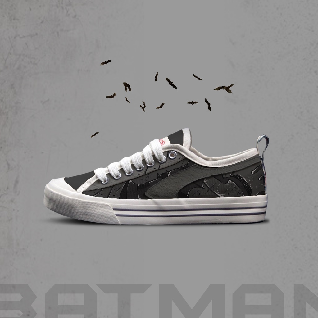 SEPATU CONSTRUST FOOTWEAR BATMAN CUSTOM PAINTING