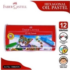

Crayon Faber Castell kucing/oil pastel 12/18/24 warna