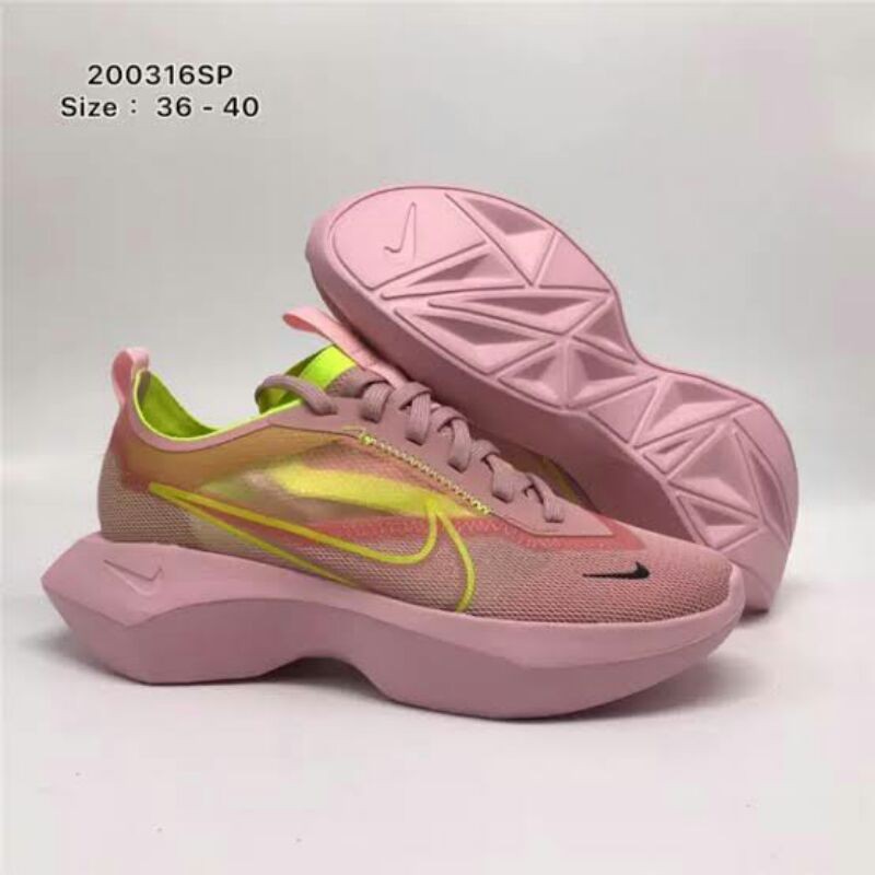 nike vista lite pink yellow/orange/white pure platinum/pink/white/pink white/puple ungu white
