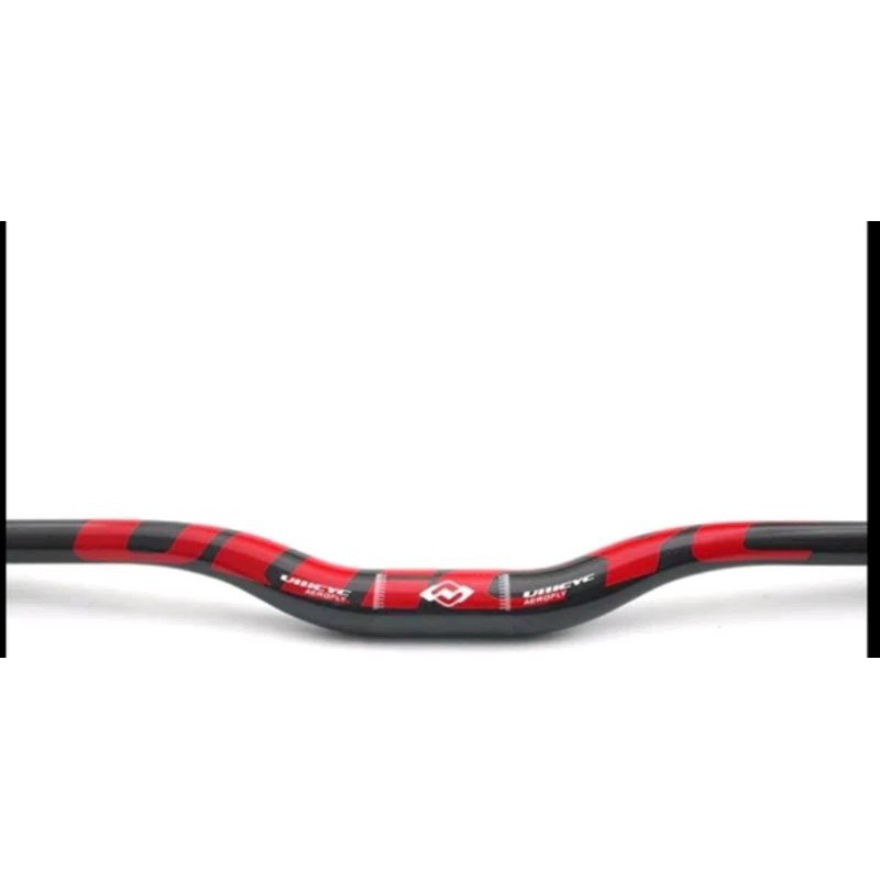 ULLICYC MTB Bicycle Handlebar Stang Sepeda Carbon Fiber 720mm CB186 Red Merah . karbon Stir bike