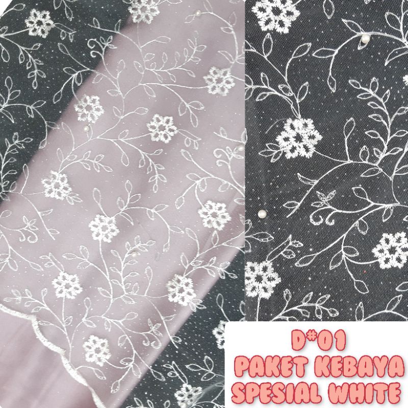 PAKET KEBAYA/TILE+FURING/PAKET BRIDESMAID/PAKET DRES/PAKET GAMIS/TILE MUTIARA MOTIF