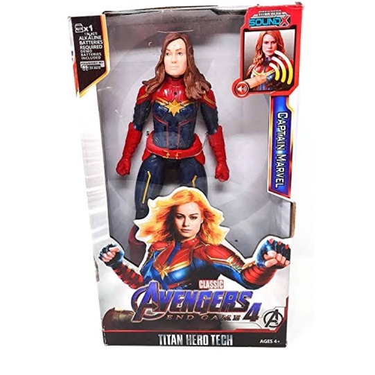 Action Figure Avengers With Box Large Size-Captain Marvel