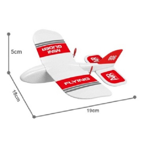 Pesawat Terbang RC EPP Foam Glider RTF mini kecil ringan Kf606 2.4GHz