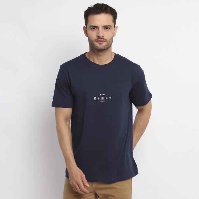 Edwin Jeans Unisex 7.0 Limited Edition T-Shirt Sunset Navy Ss