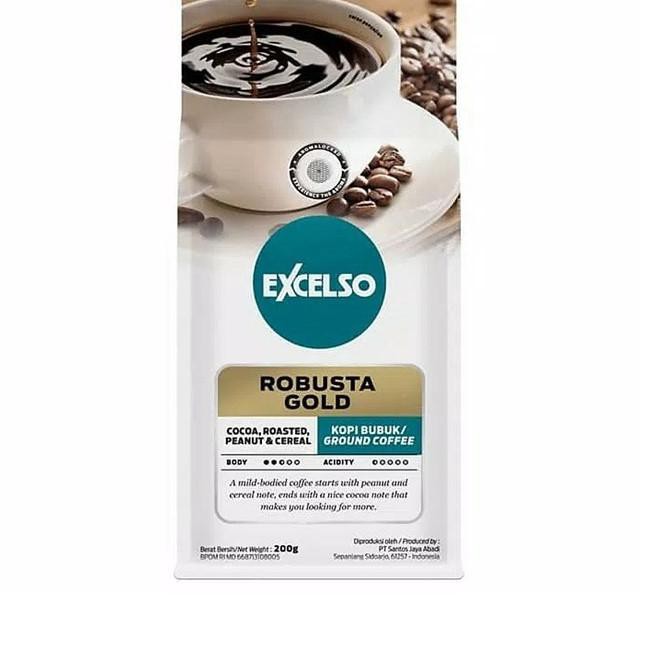 

6UU✾ Excelso kopi Robusta Gold 200gr Harga Terjangkau