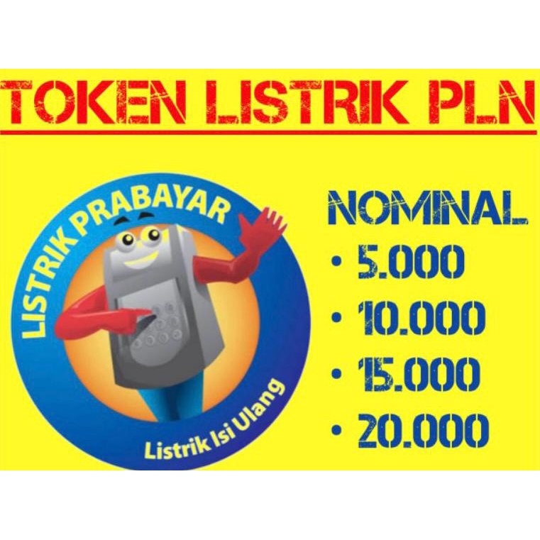 TOKEN LISTRIK PLN TERMURAHHH 200.000 - 1.000.000