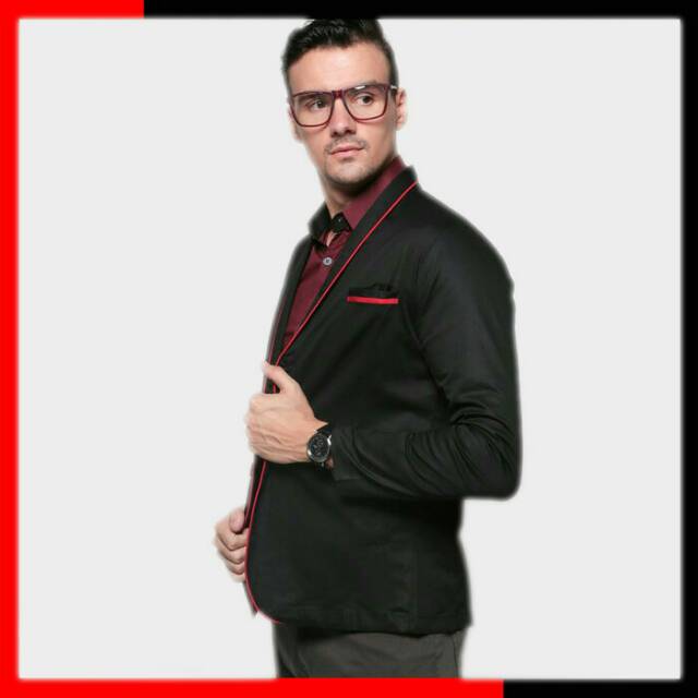 Blazer formal pria x scholl list