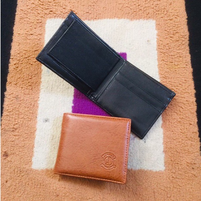 dompet lipat dua kecil (pas uang) bahan kulit sintetis lokal#dompetpria #dompetcowok #dompetmurmer #murahmeriah