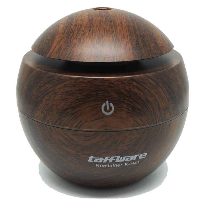 Taffware Aromatherapy Air Humidifier Desain Kayu HUMI H41 Brown