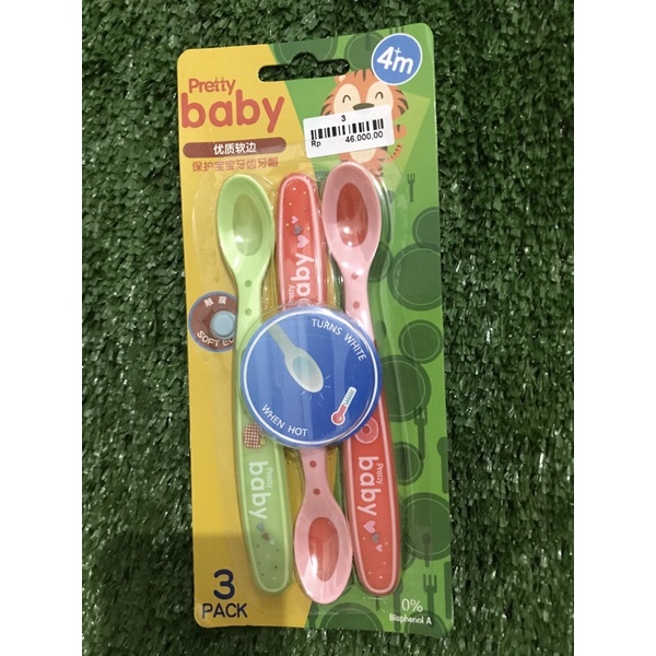 Pretty Baby Sendok Makan (3pcs)