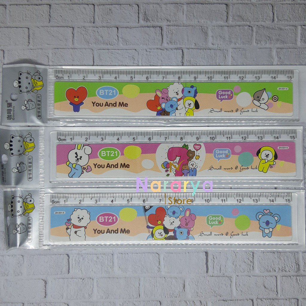 

Paket 2 Penggaris BT21 / Penggaris BT21 / Penggaris Karakter / Alat Tulis Sekolah