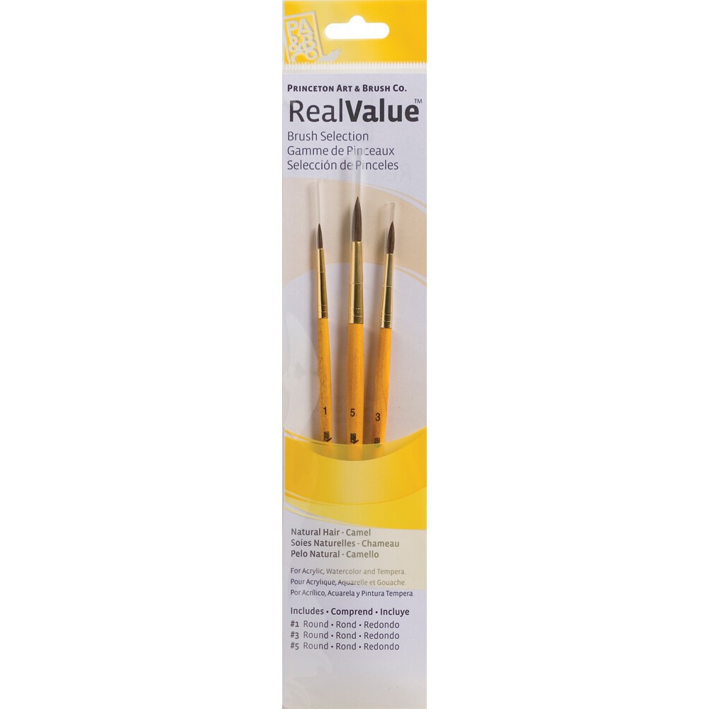 Jual Princeton Real Value Set Of 3 Brushes Indonesia|Shopee Indonesia