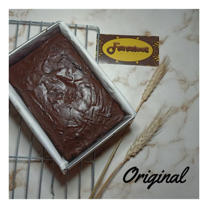 

Brownies Original (tanpa topping)