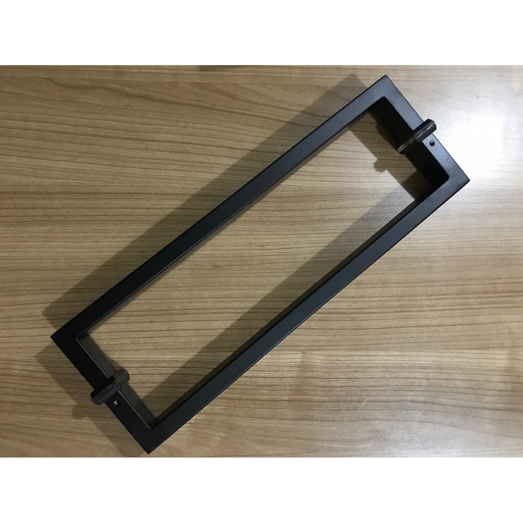 PULL HANDLE SQ PH 801 30X15X350X365 BLACK Handle Pintu Minimalis