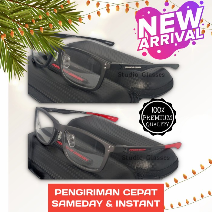 Kacamata Minus Pria - Frame Kacamata Pria Wanita Minus Plus Lensa Antiradiasi